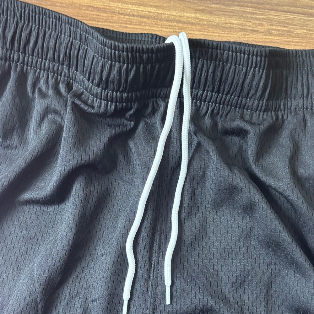 AND1 Black and Red Athletic Shorts - Picture 4 of 5